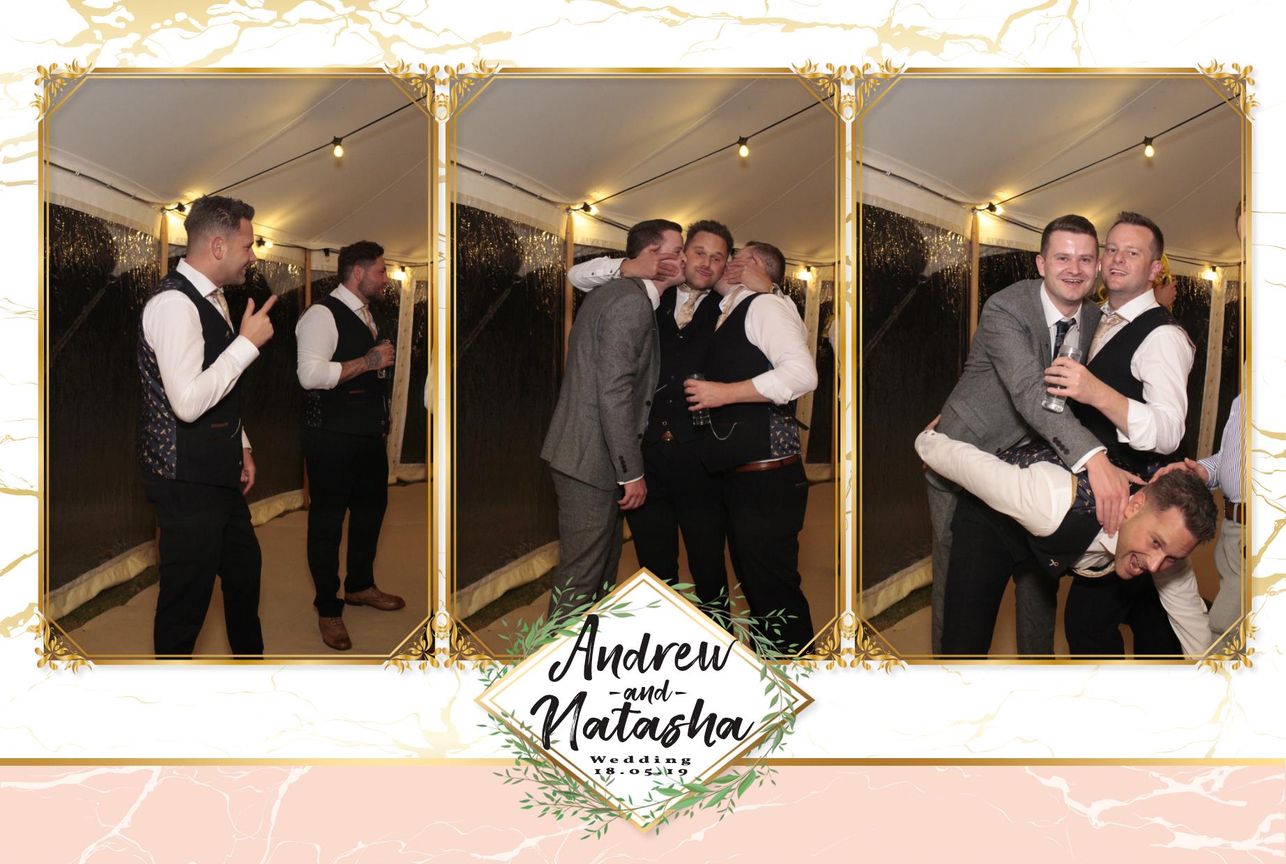 Andrew & Natasha's Wedding  | View more photos from the event at gallery.myphotoboothexperience.co.uk/u/MyPhotoBoothExperienceLtd/Andrew-Natashas-Wedding